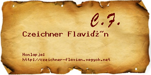 Czeichner Flavián névjegykártya